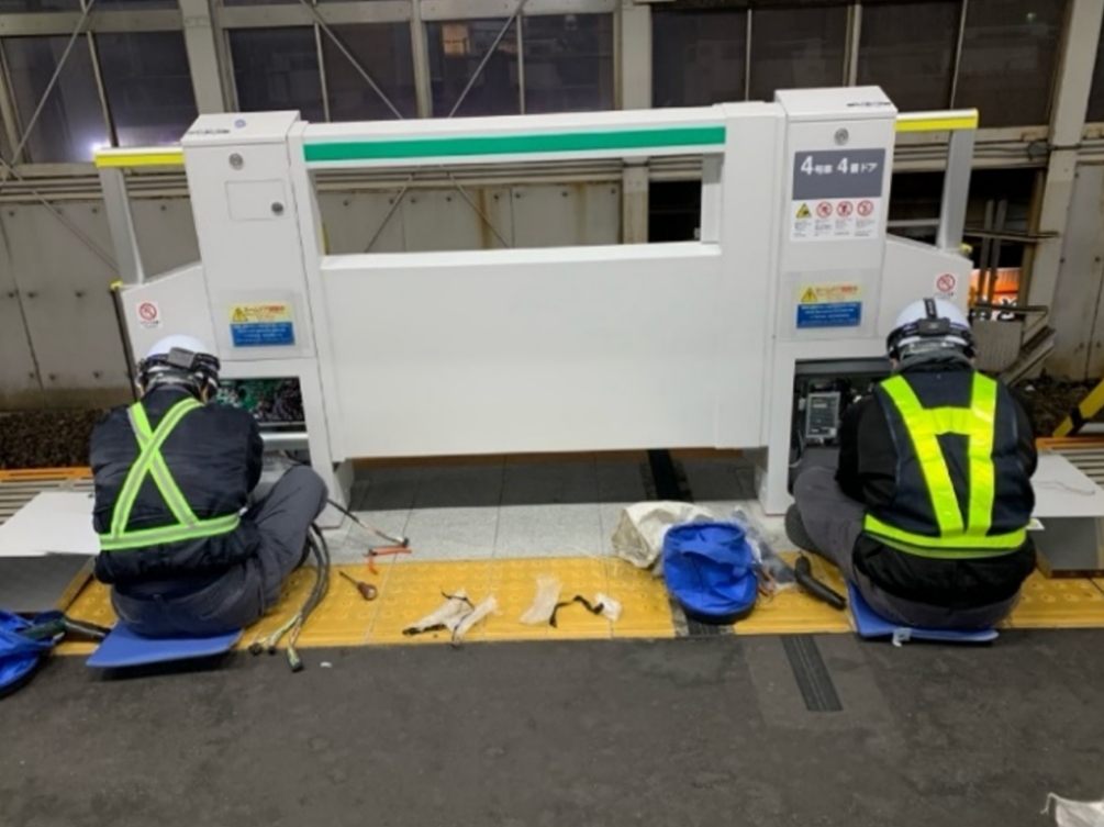 ホームドア工事
